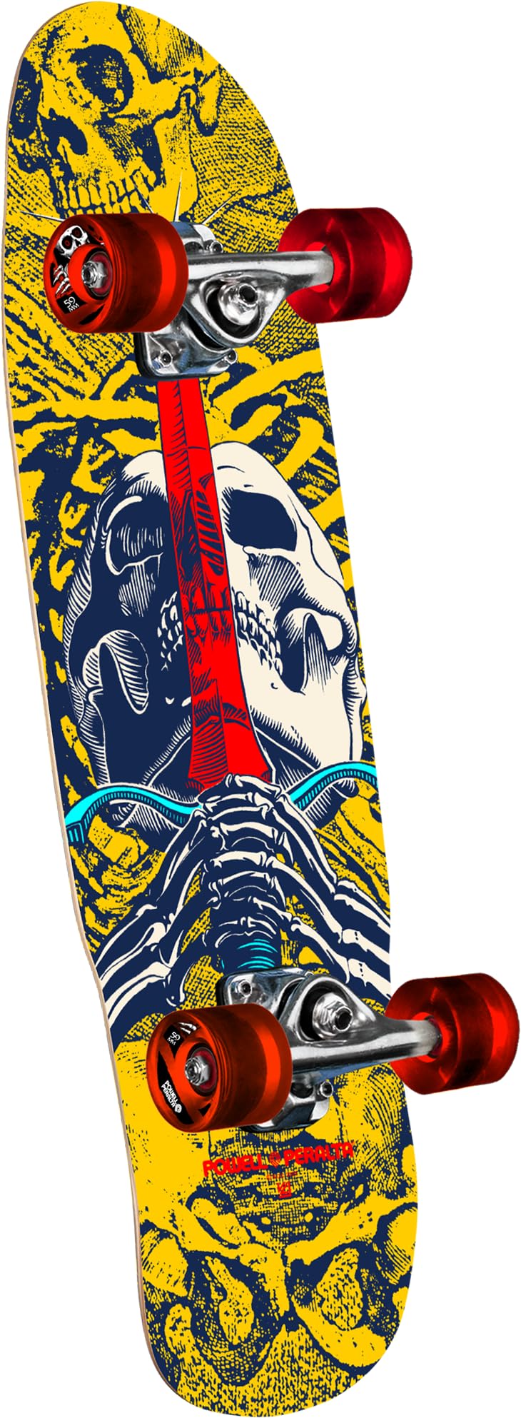 【00s】usa製 POWELL PERALTA Powell Peralta Skateboard Complete Ripper Yellow Stain/Red 7.75